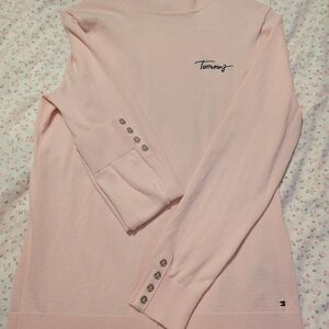 Tommy Hilfiger Women's Pink Sweater Top